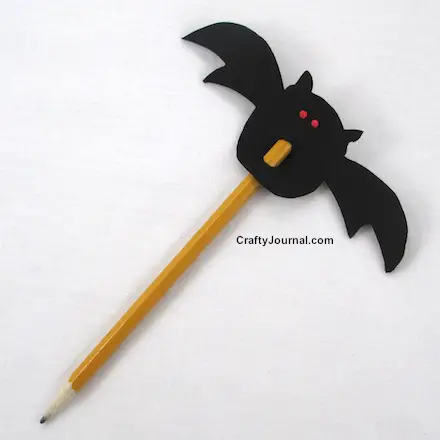Ponteira para lápis de morcego vampiro