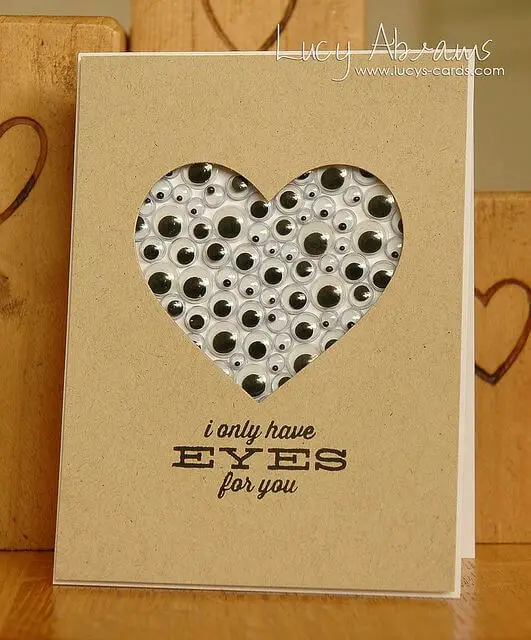 Cartões Namorados: Olhos para você