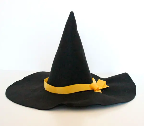 Chapéu de bruxa para o Halloween