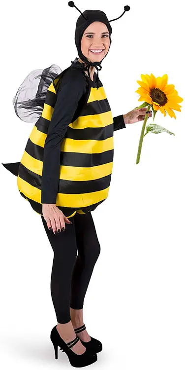 Fantasia adulto de abelha para Halloween