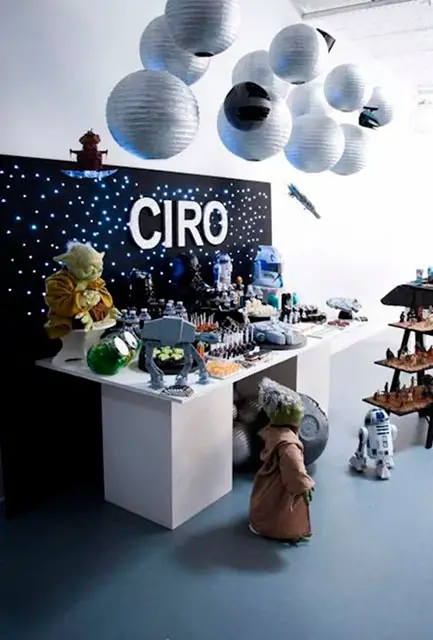Decoração de Festa Infantil com tema Star Wars