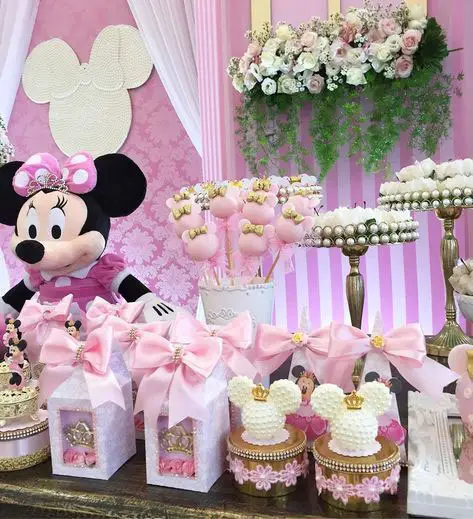 Festa de Aniversário tema Minnie e o Mickey