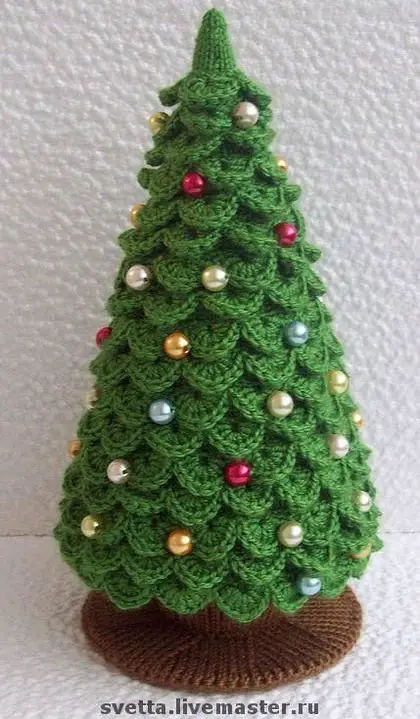 Árvore de Natal de crochê