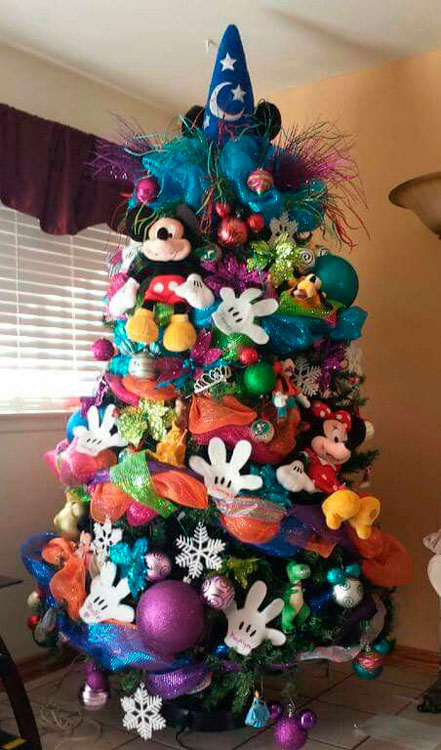 Árvore de Natal da turma do Mickey