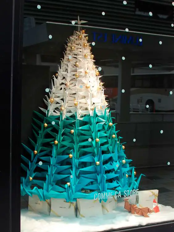 Árvore natalina de origami