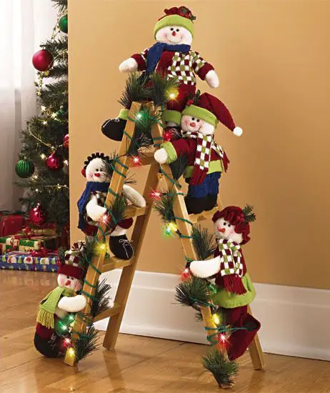 Árvore de Natal com escada