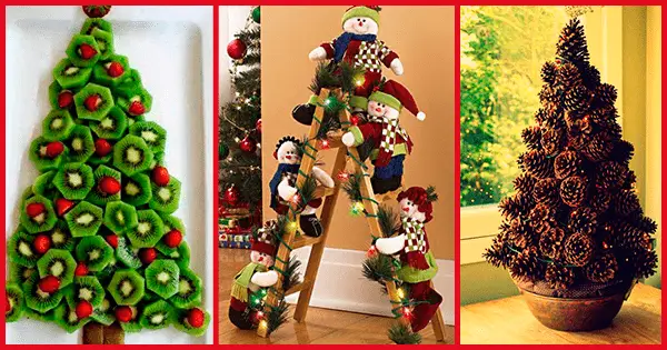 Árvore de Natal Criativa » 60 Ideias para Decorar a Casa!