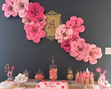 Decoração Com Flores de Papel: 20 Ideias para Alegrar a Sua Festa!