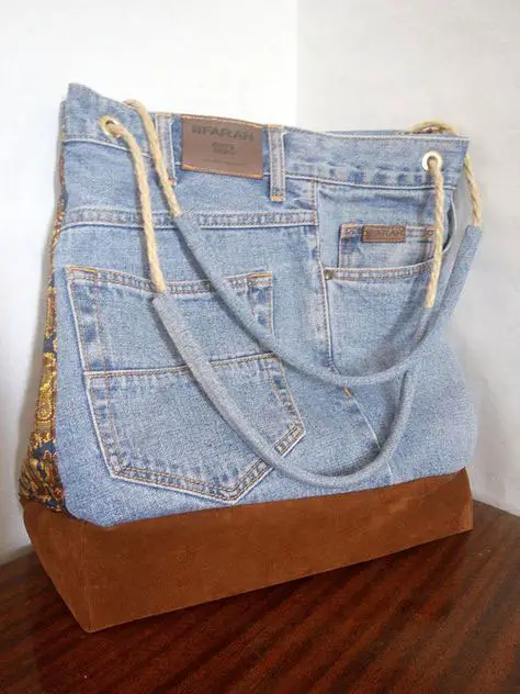 Bolsas de Praia: Jeans