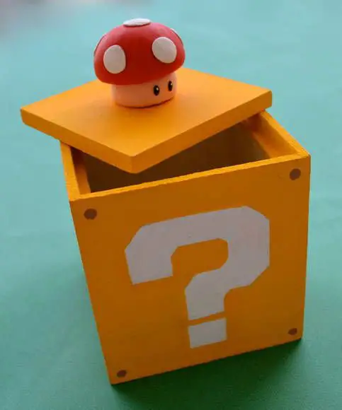 Caixa de MDF Decorada: Super Mario