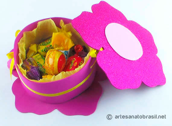 Caixa de flor para sua mãe Caixa de flor para sua mãe