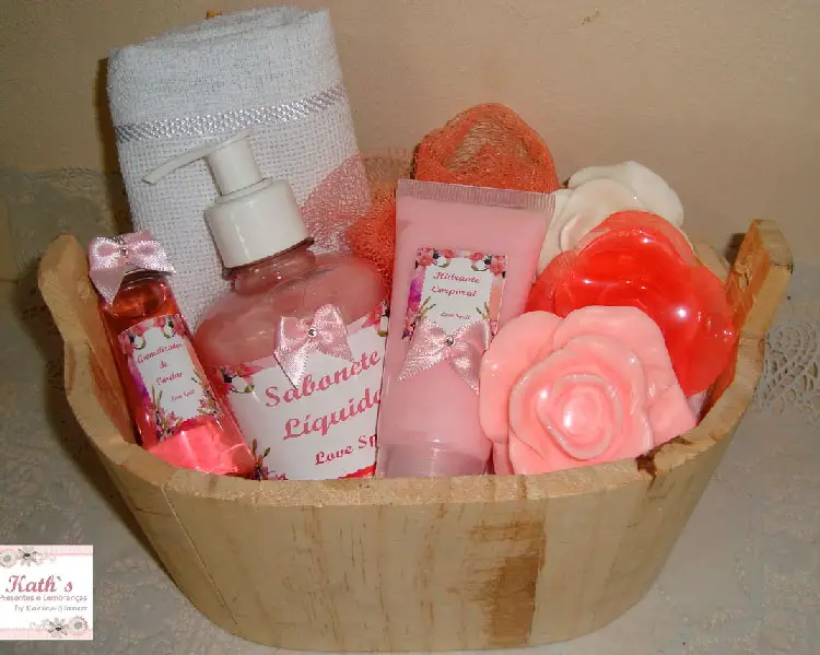 Kit de banho para o Dia das Mães