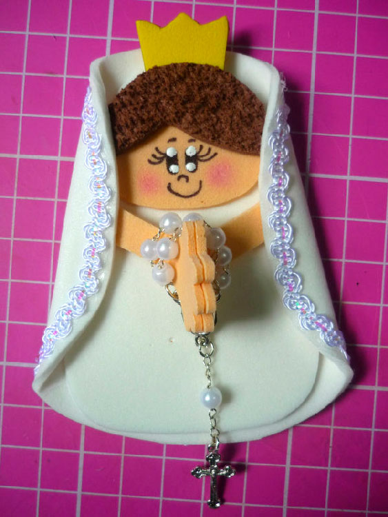 Nossa Senhora com tercinho para mãe Nossa Senhora com tercinho para mãe