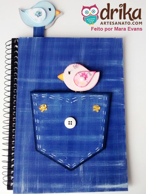 Caderno decorado de lembrança pra mãe Caderno decorado de lembrança pra mãe