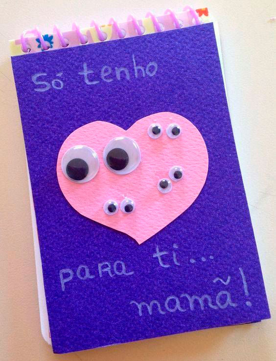 Cartão para mãe engraçado