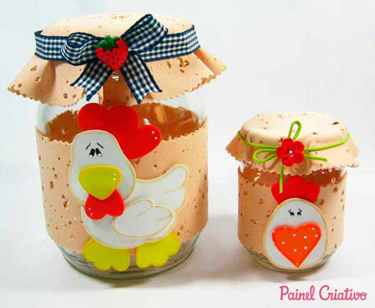 Pote Decorado para o Dia das Mães Pote Decorado para o Dia das Mães