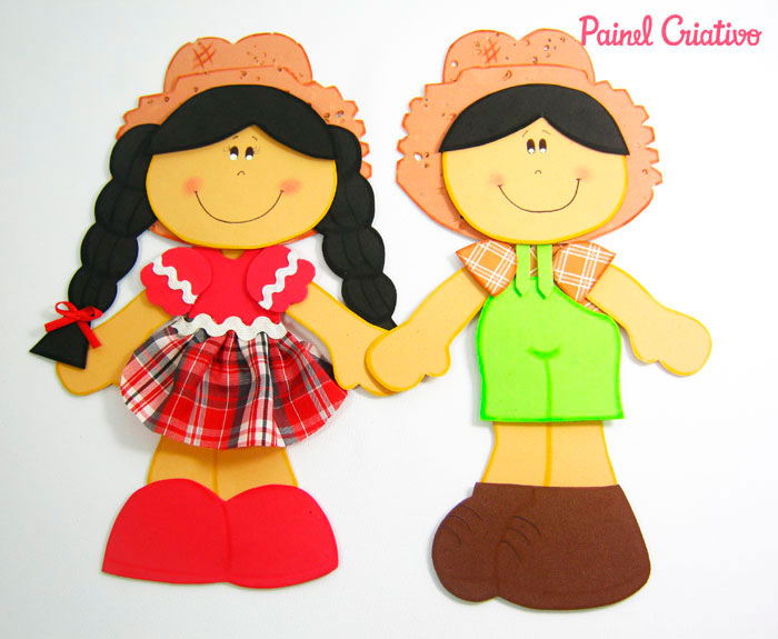 Painel de casal caipira Painel de casal caipira