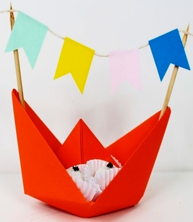 Barquinhos de papel Barquinhos de papel