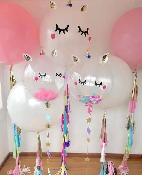 Festa de Unicórnio: Balões de unicórnio