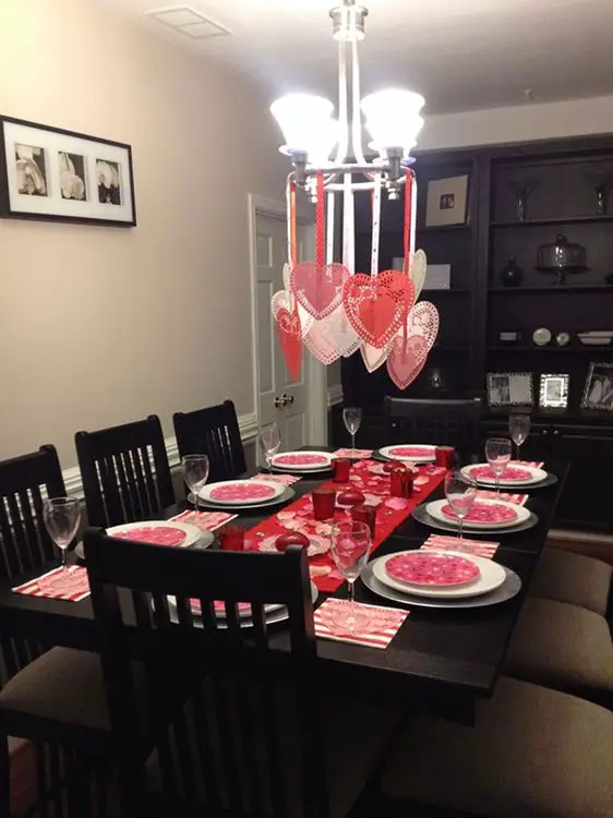 Jantar romântico em casa