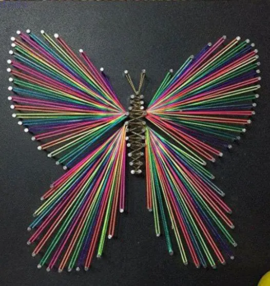String art com borboleta