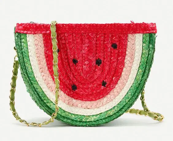 Bolsa de palha de melancia