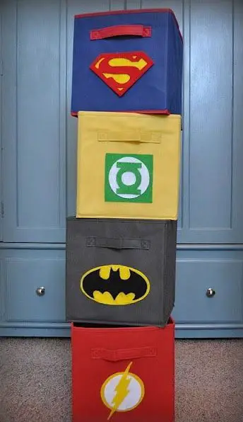 Caixas de super-heróis