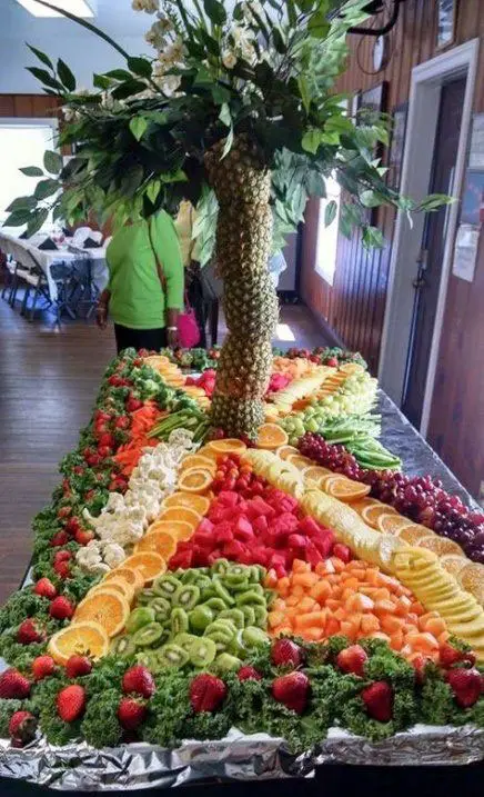 Decoração com frutas