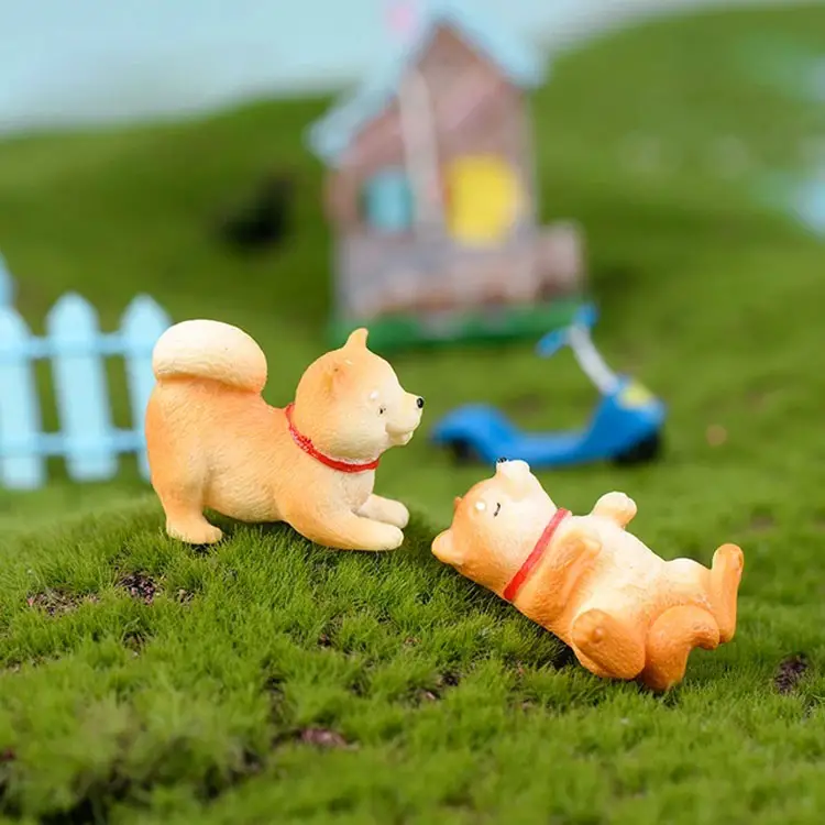 Cachorrinhos em miniaturas para terrário