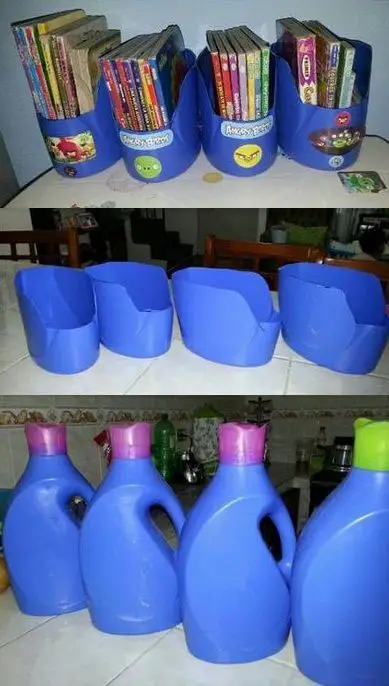 Organizar brinquedos com reciclagem
