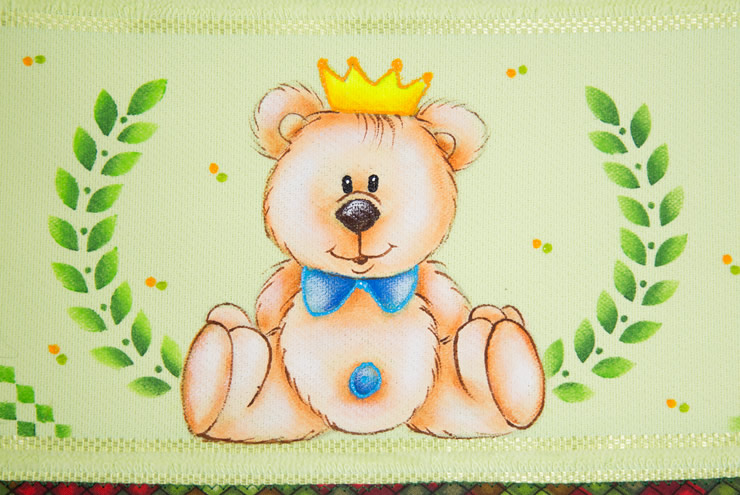 Pintura infantil de ursinho