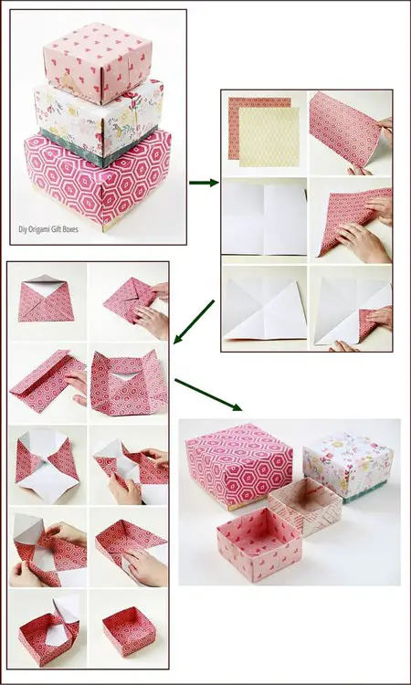 Origami de caixa