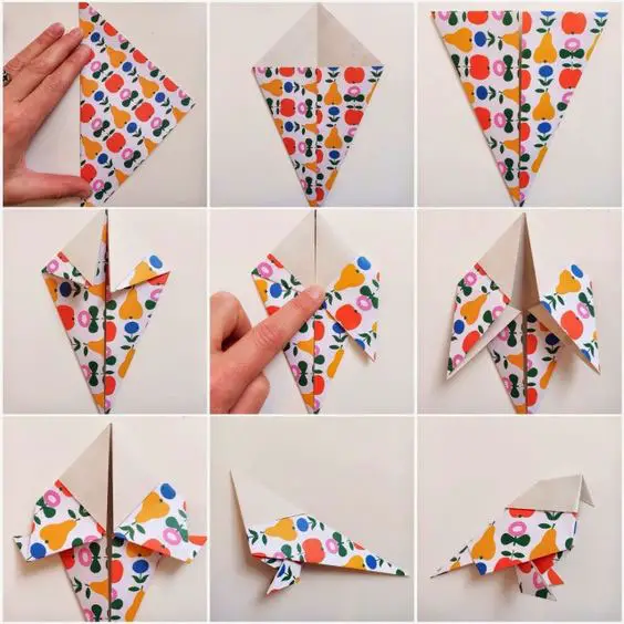 Origami de pássaro