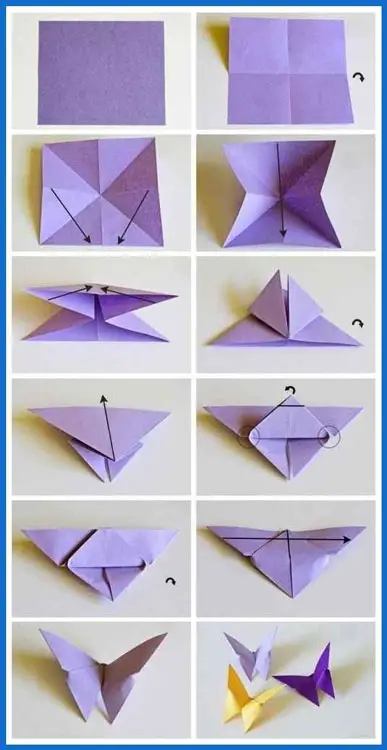 Origamis borboleta