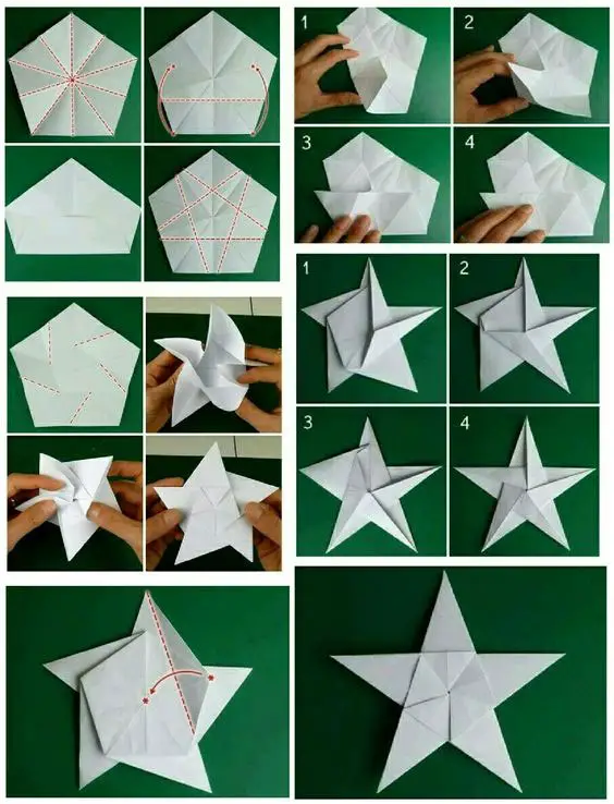 Origamis estrela