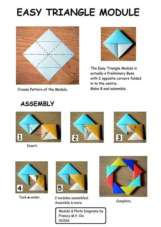 Origamis modulares