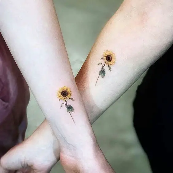 Tatuagens girassol