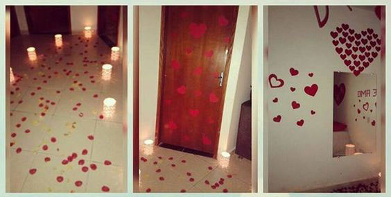Decore a casa com muitos corações e surpreenda seu marido Decore a casa com muitos corações e surpreenda seu marido