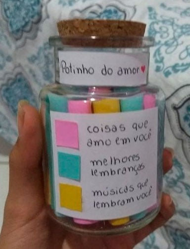 Potinho do amor para surpreender o marido no aniversário Potinho do amor para surpreender o marido no aniversário