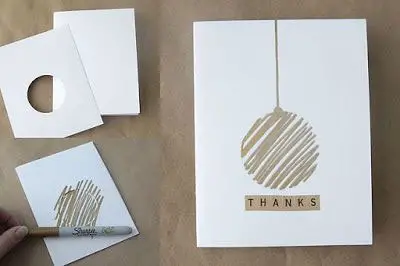 Cartão de agradecimento