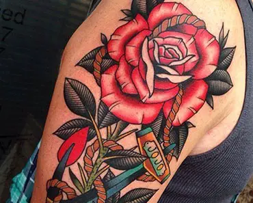 Tatuagem de Rosa no Braço: 50 Ideias Bem Bacanas para Você se Inspirar