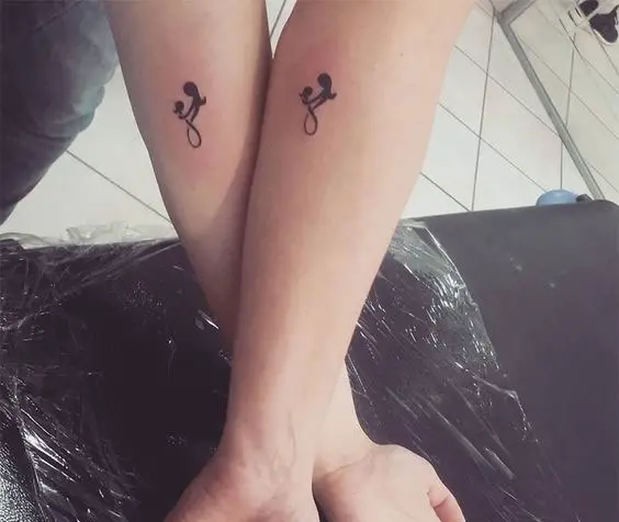 Tatuagens mãe e filha
