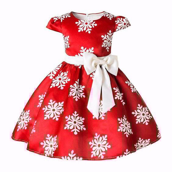 Vestido de festa infantil para Natal Vestido de festa infantil para Natal