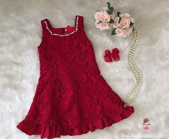 Vestido Natal infantil Vestido Natal infantil