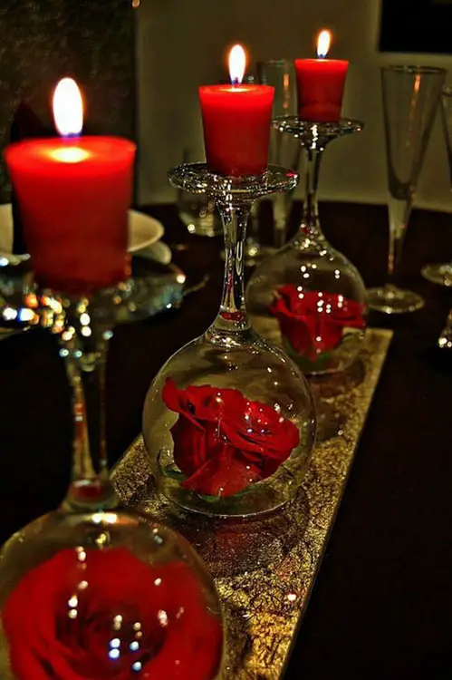 Guia da Decoração de Natal » Taças e velas