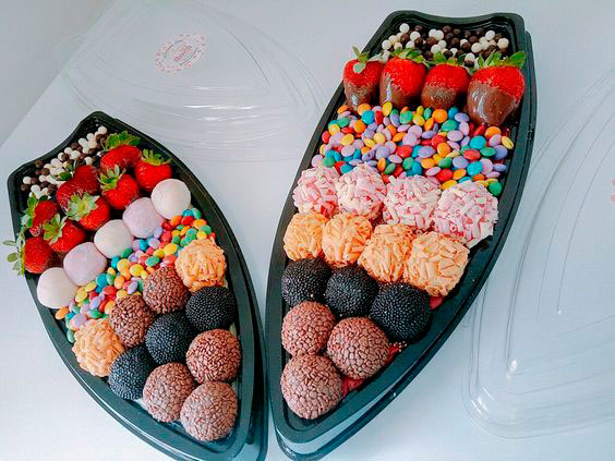 Barca de doces para o namorado na Páscoa Barca de doces para o namorado na Páscoa