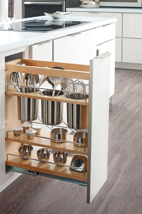 Como organizar armários de cozinha: gavetas verticais Como organizar armários de cozinha: gavetas verticais