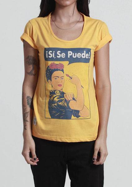 Camiseta da Frida Kahlo para sua amiga Camiseta da Frida Kahlo para sua amiga