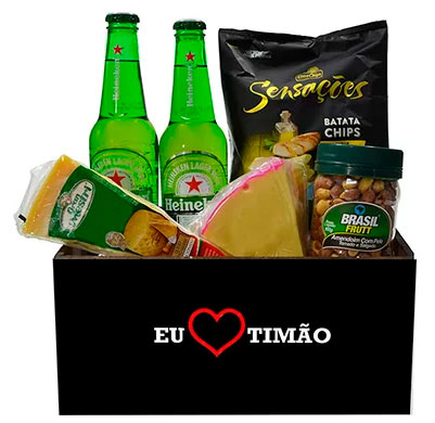 Cesta do time do coração de seu amigo Cesta do time do coração de seu amigo
