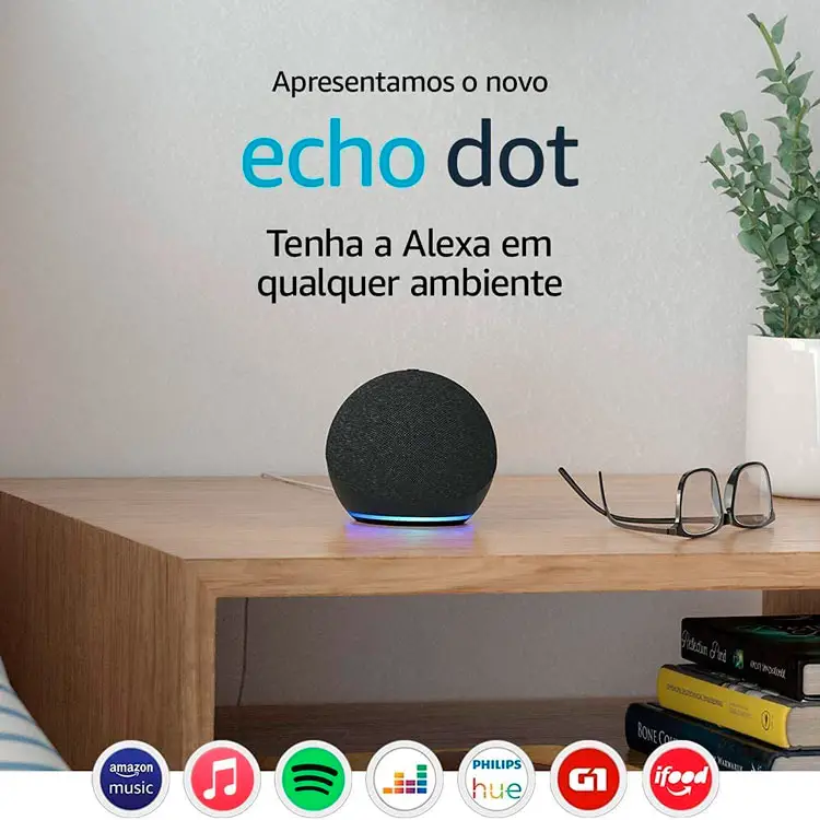 Echo Dot de presente para homem tecnológico